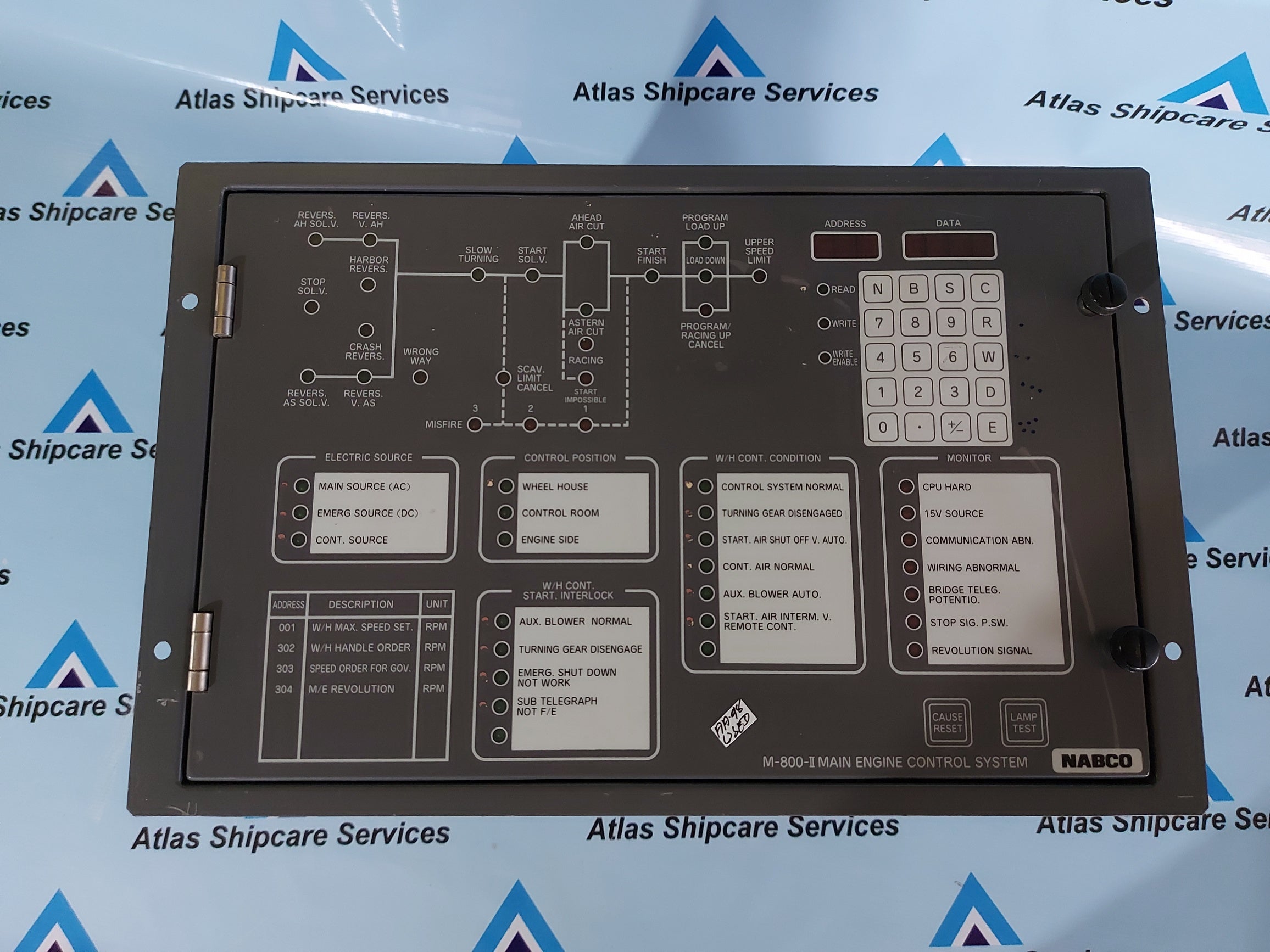 NABCO M-800-II ENGINE CONTROL SYSTEM